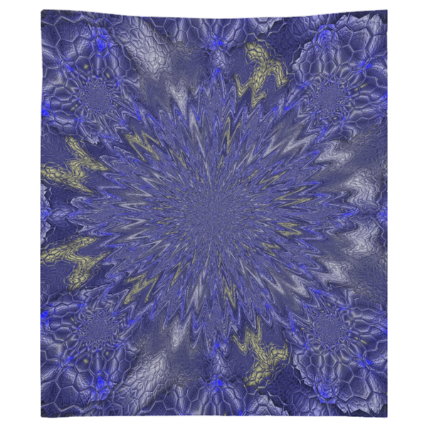 Blue Hex Tapestry