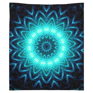 Glowing Circles Tapestry