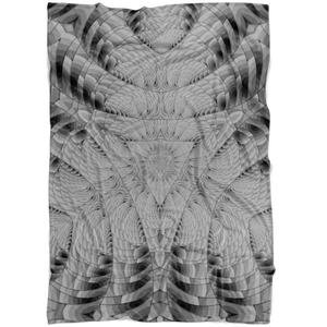 Grey Scale Pattern Fleece