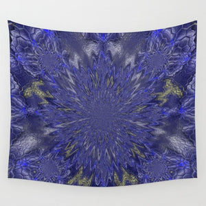 Blue Hex Tapestry