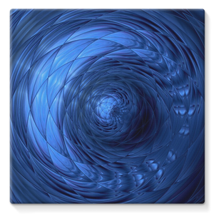 Blue Portal Canvas Wrap
