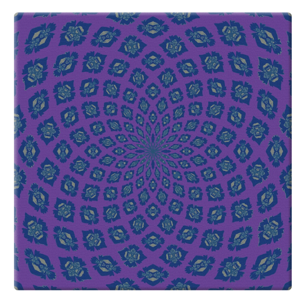 Purple Flower Canvas Wrap