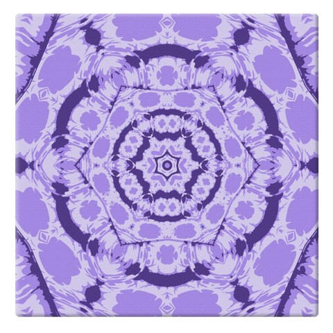 Purple Pattern Canvas Wrap