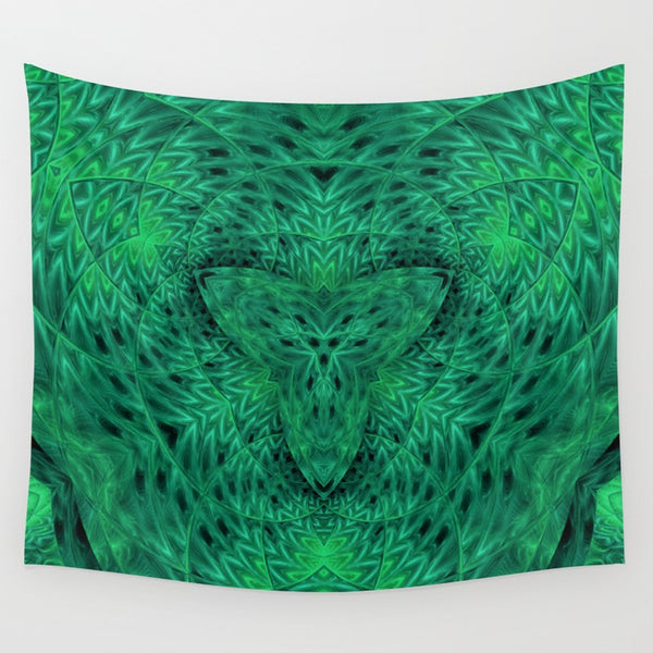 Super Green Tapestry