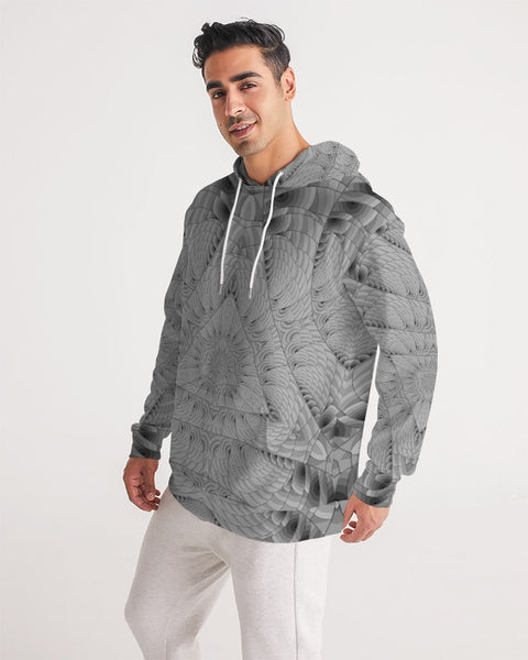 Grey Scale Triangle Men's Hoodie