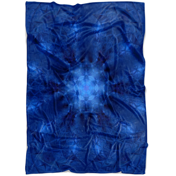Diamond Blue Kaleidoscope Fleece